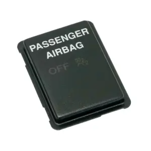 automotive passenger airbag button